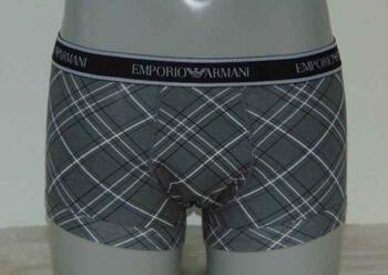 ARMANI TRUNK Grey/Print Check short