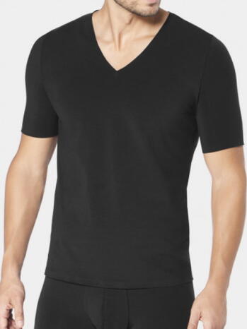 SLOGGI MEN EVER FRESH V-NECK T shirt Black