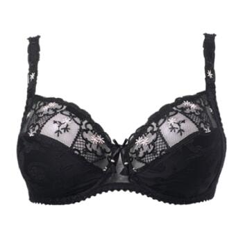 LOUISA BRACQ MARIE ANTOINETTE Black soft cup bh