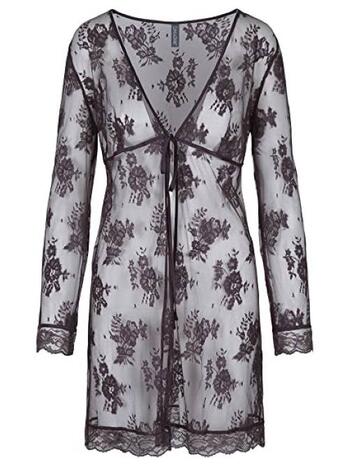 LINGADORE LA NOTTE LACE KIMONO Mauve