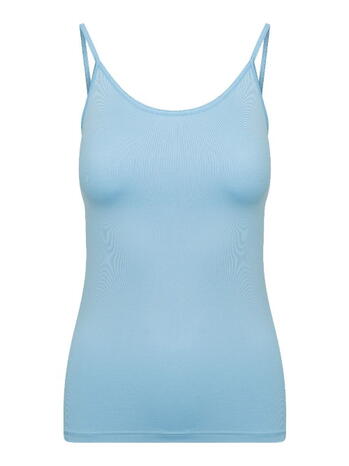 RJ PURE COLOR Micro Dames Spaghetti Top Baby Blauw