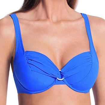ROSA FAIA BEACH HERMINE French Blue Bikinitop