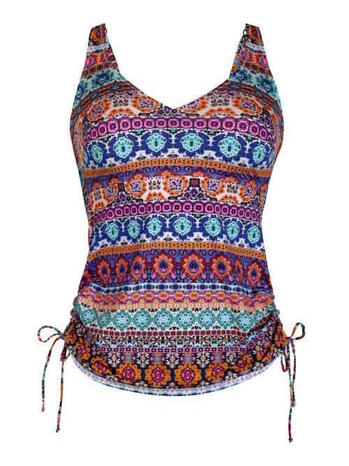 ROSA FAIA BEACH MALAIKA Multicolor/Print Tankini Top