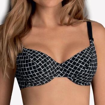 ROSA FAIA BEACH RUBINA Black/White Bikinitop