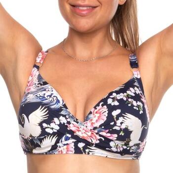 ROSA FAIA BEACH MAJA Marineblauw/Print Bikini Top