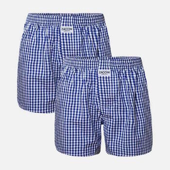 ZACCINI WOVEN Boxershort Marine blue 2 pack