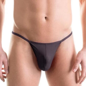 HOM PLUME Antraciet G-String 
