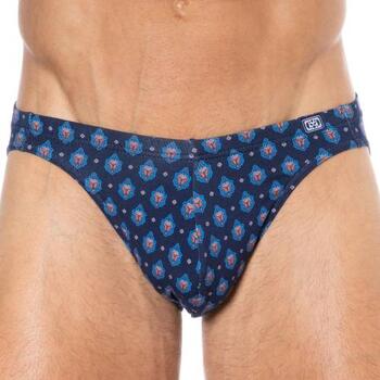 HOM FRIOUL Marine/Print Heren slip