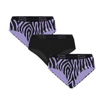 ZACCINI DAMES Short Zebra 3pack