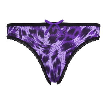 GIANVAGLIA® ANNIMAL Purple/Print Dames String