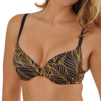 Sapph Comfort Leaf Print Push Up bh
