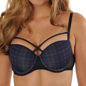 Sapph Fabulous Navy/Print bh