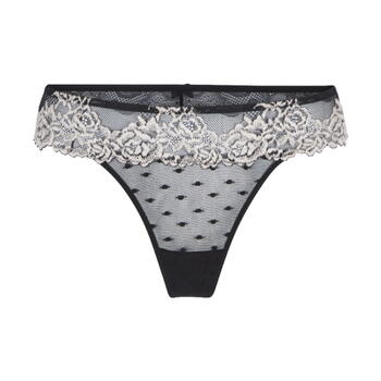 LINGADORE BLACK & SAND Black/Ivory String
