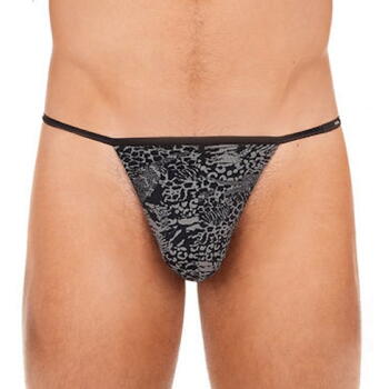HOM Nairobi Black/Print G-String