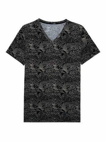 HOM Nairobi Black/Print Shirt