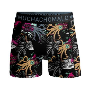 MUCHACHOMALO BOYS CALAMARI Black/Print Boxershort [37]