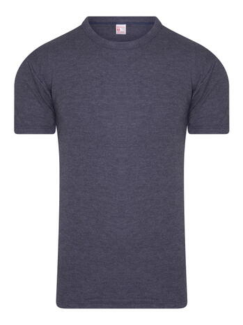 Beeren Ondergoed Short Sleeves Heren Thermo Shirt Blauw 42