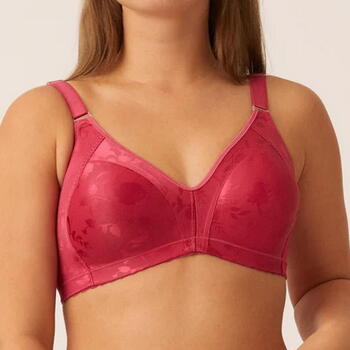NATURANA MINIMIZER met bloemenprint bh Poppy Red