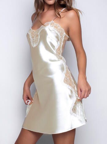After Eden Fay Slipdress Off-White