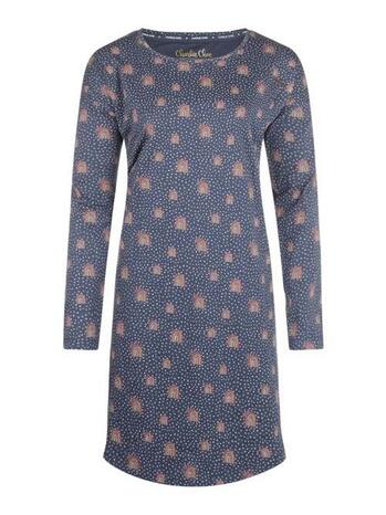 Charlie Choe Wandering Nights Dames Nachthemd Bigshirt Donkerblauw Regenboog