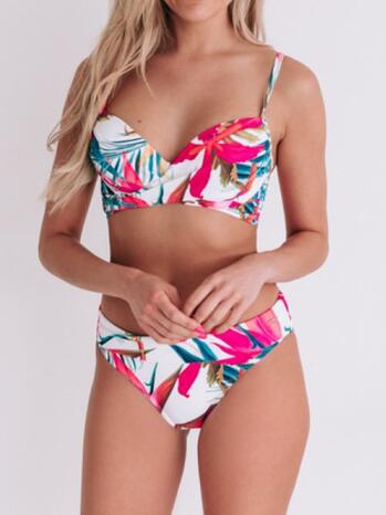 Bomain Bali White/Print Bikini