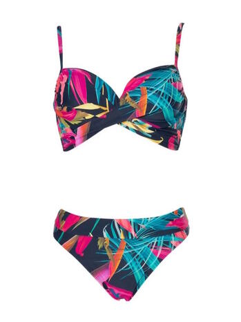 Bomain Bali Navy/Print Bikini 