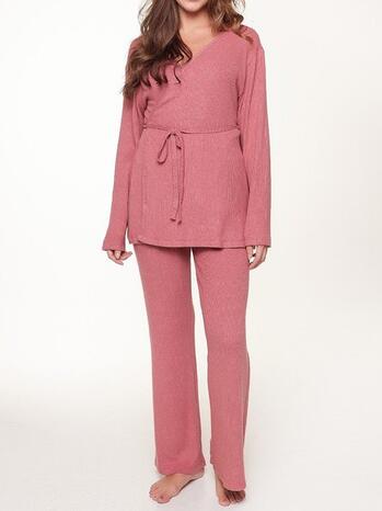 LINGADORE NIGHT DUSTY CEDAR Pink Nacht Set