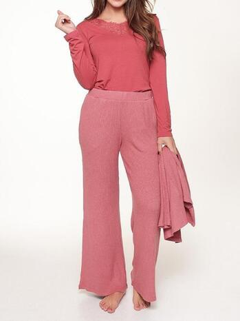 LINGADORE NIGHT DUSTY CEDAR Pink Nachtmode Setje
