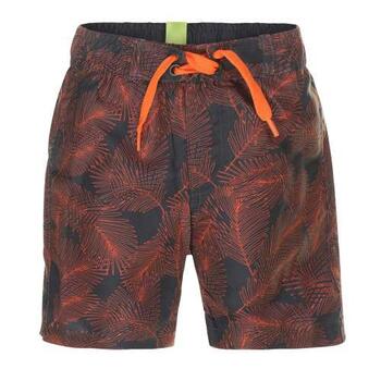 DJDUTCHJEANS FEATHER Heren Zwemshort Neon orange /Print