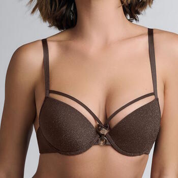 MARLIES DEKKERS SPACE ODYSSEY Shimmering Dark Brown Push Up bh