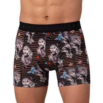 MUCHACHOMALO Leopard Black/Print Boxershort 225