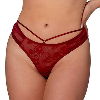 AFTER EDEN D CUP & UP TENDER String Donker rood
