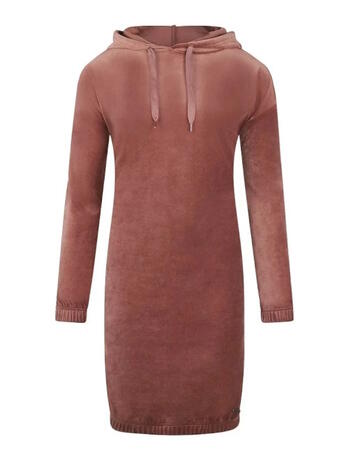 Charlie Choe Warm Nights Homewear Sweatdress Bruin Velours