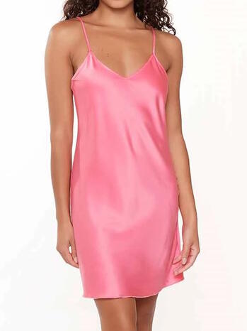 LINGADORE NIGHT BASIC Calypso Coral Slipdress