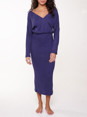 LINGADORE NIGHT PALAZZO Nachthemd Bleu Ribbon 
