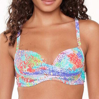 LINGADORE BEACH ALL ABOUT COLORS Bikini Top Multicolor Print