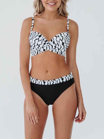 Bomain Lagos White/Black Bikini