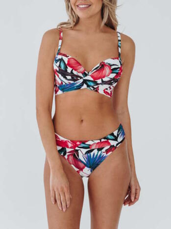 Bomain Lissabon White/Print Bikini
