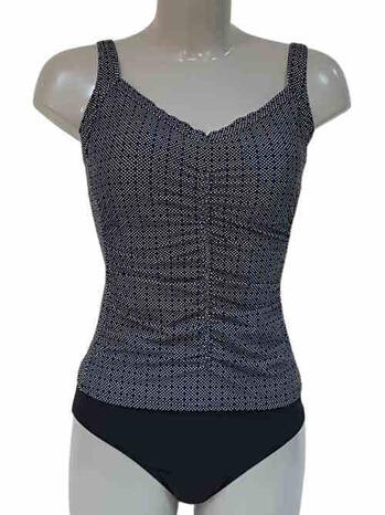 Bomain Little Dots Marine Blauw Tankini