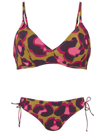 Rosa Faia Beach Minou Green/Pink Bikini set