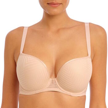 Freya Tailored Voorgevormde Plunge T-shirt bh natural beige