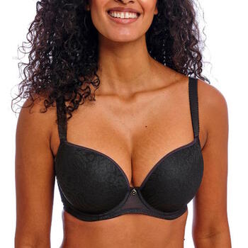 Freya Love-Haze Moulded Plunge T-shirt Bra zwart