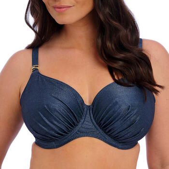 Fantasie Swim Paros Coast Uw Gathered Full Cup Bikini Top Midnight Sparkle