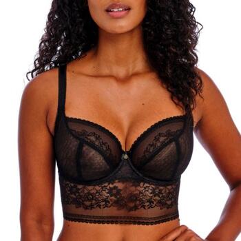 Freya Sydnie Black Uw Longline Bra