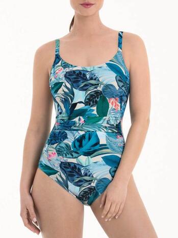 Anita Badmode Coletta Blauw/Print Badpak