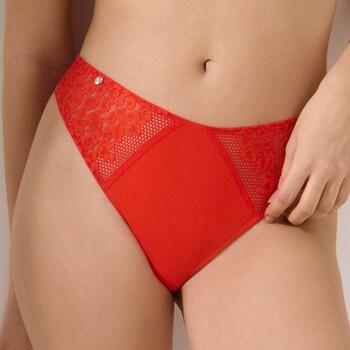 Lisca Galaxy Brief Brazilian High Leg Red Orange