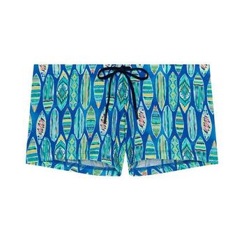 HOM Swimwear Marbella Swim Shorts Blue Print