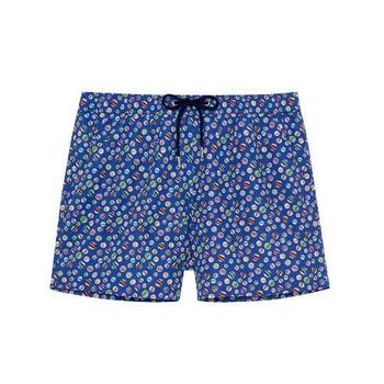 HOM Swimwear Socoa Beach Boxer Navy Print