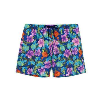HOM Swimwear Balata Beach Boxer Navy Print