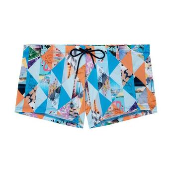 HOM Swimwear Port Cros Swim Shorts Blue Print